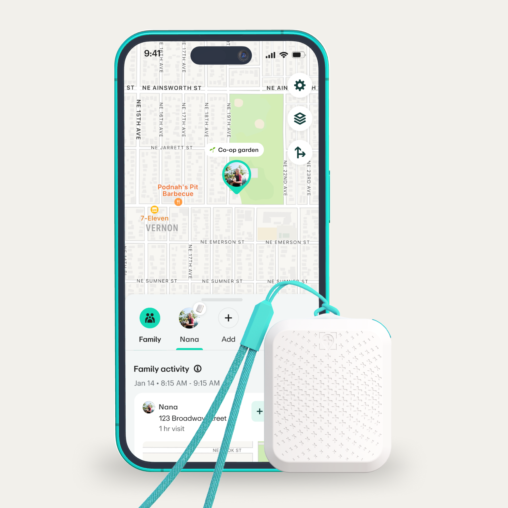Greenlight Safe Seniors - GPS tracker
