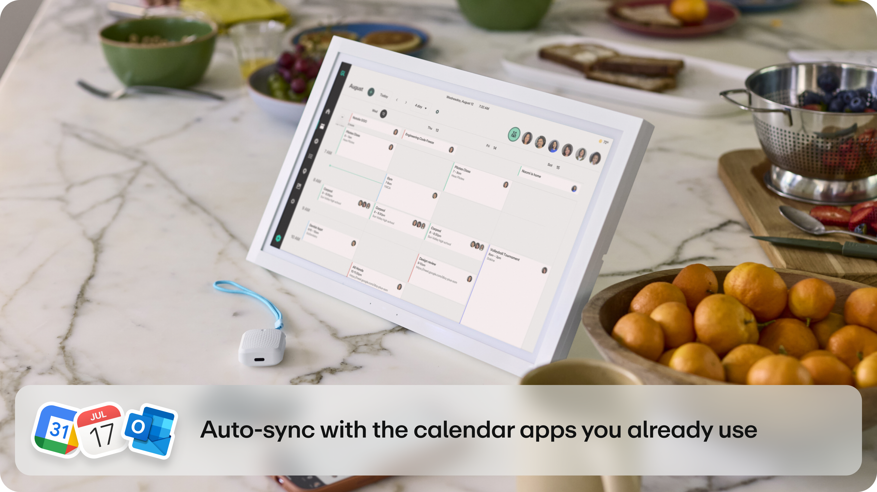 Auto-sync with the calendar apps you already use