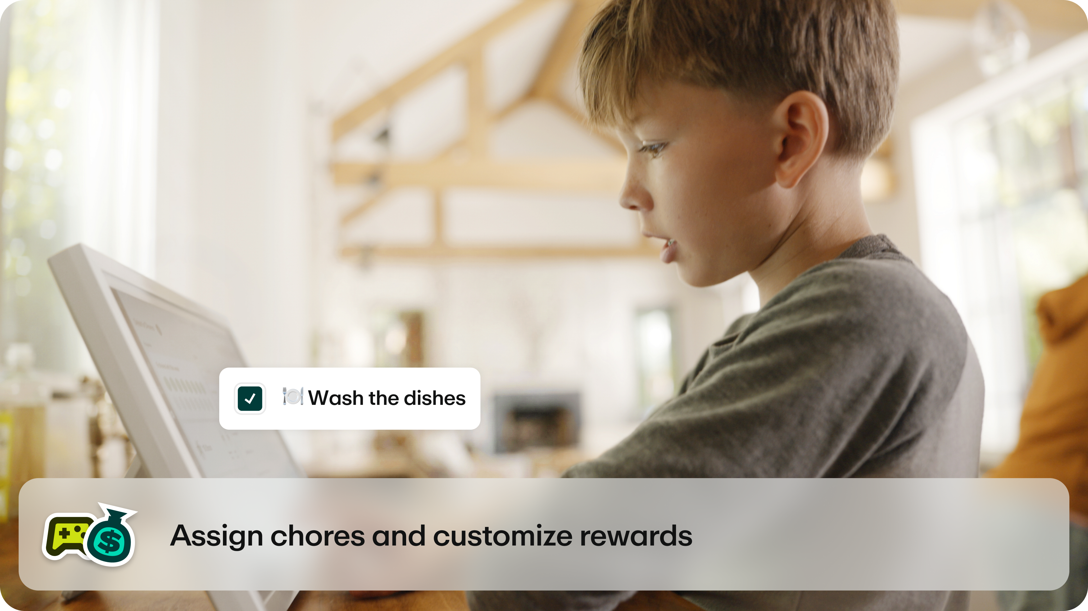 Assign chores and customize rewards