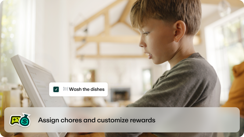 Assign chores and customize rewards