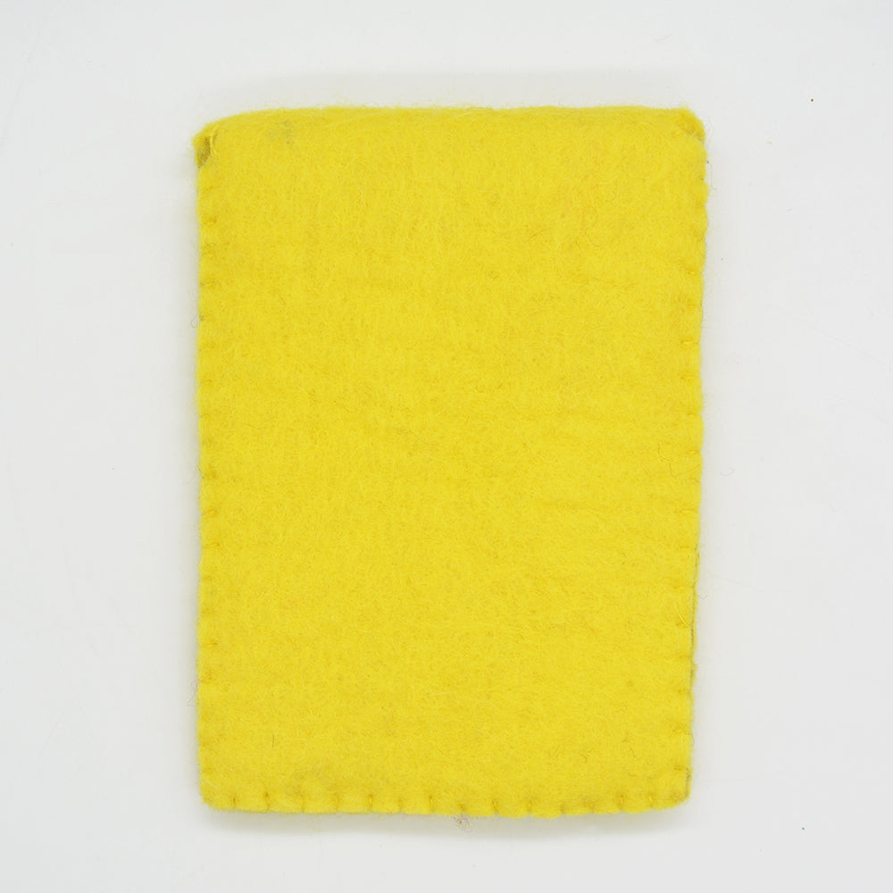 Sunshine Embroidered Felt Flap Pouch for Safe Kids Devices