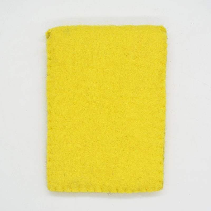Sunshine Embroidered Felt Flap Pouch for Safe Kids Devices