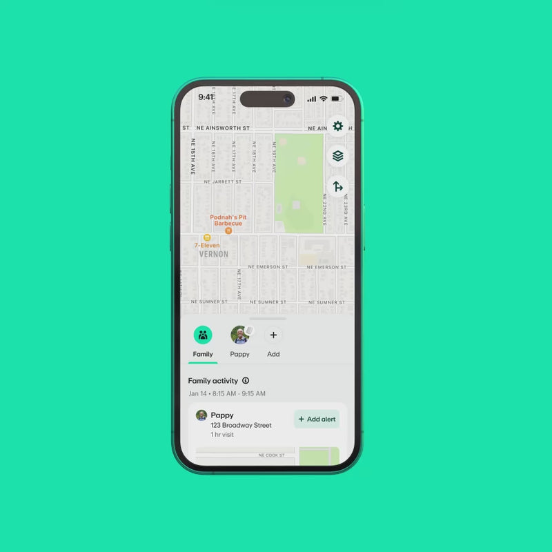 Greenlight Safe Seniors - GPS tracker
