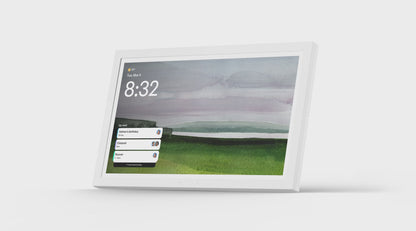 Family Hub photo frame and calendar animation on the touchscreen display
