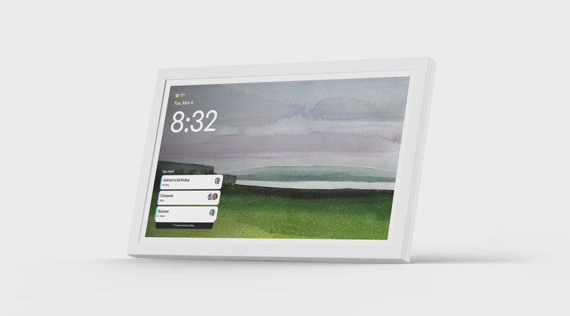 Family Hub photo frame and calendar animation on the touchscreen display